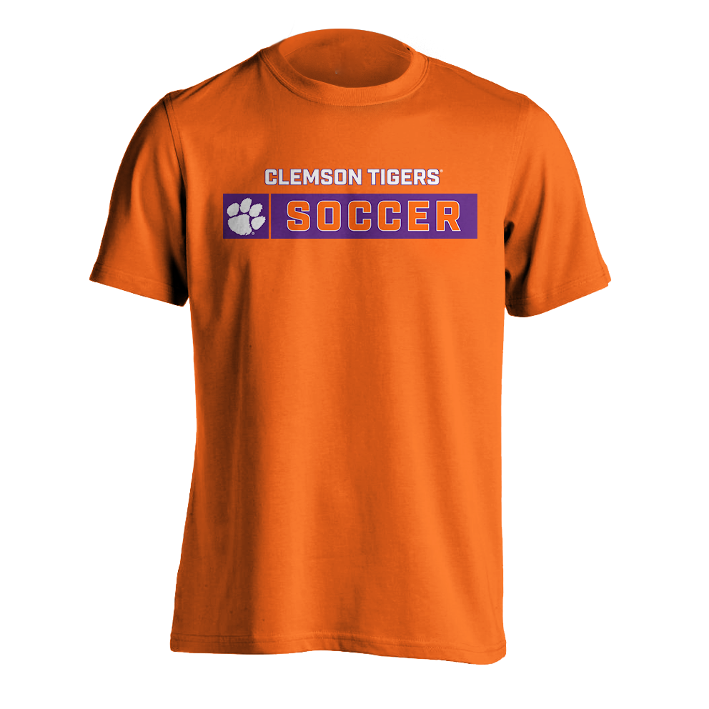 Clemson Tigers Soccer Tee |  Dry Fit