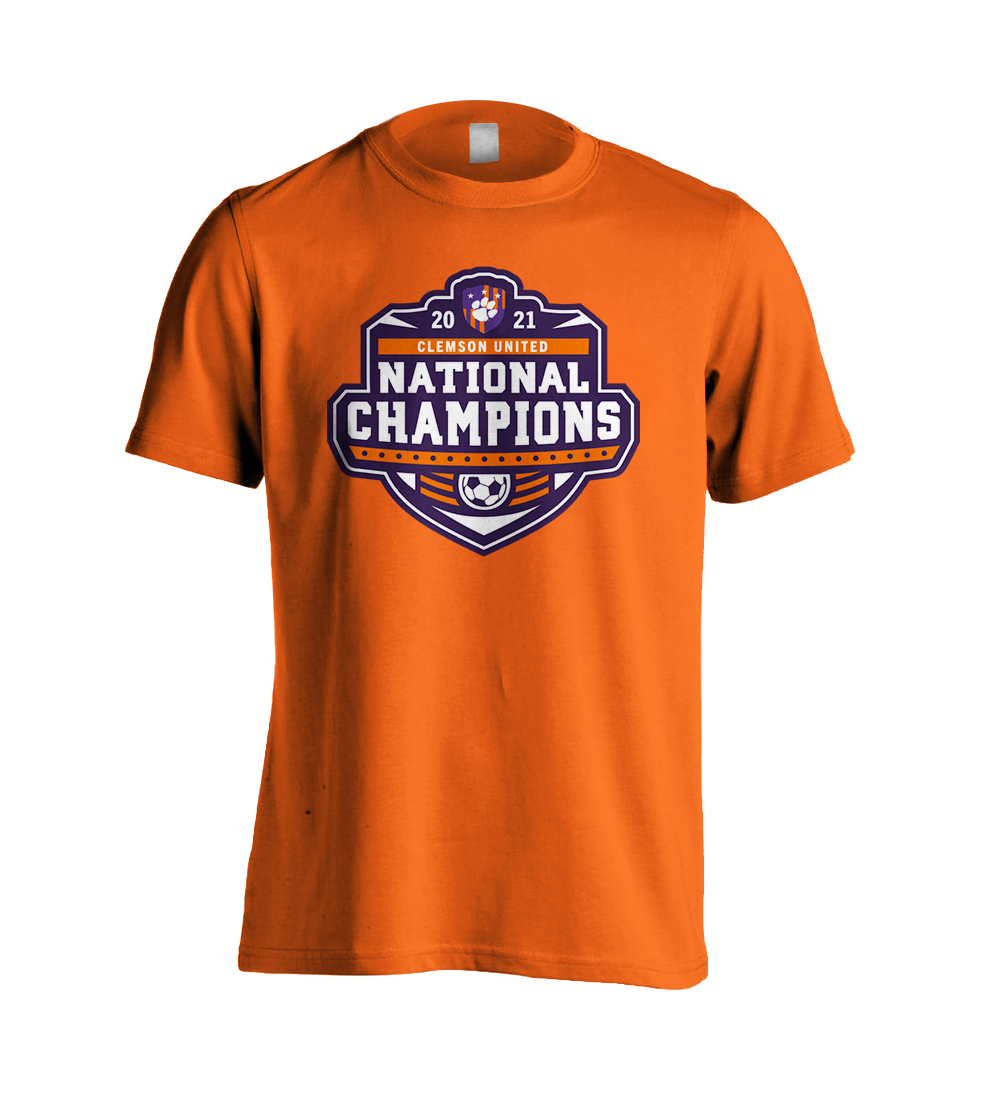 2021 National Champions Clemson United Tee - Orange