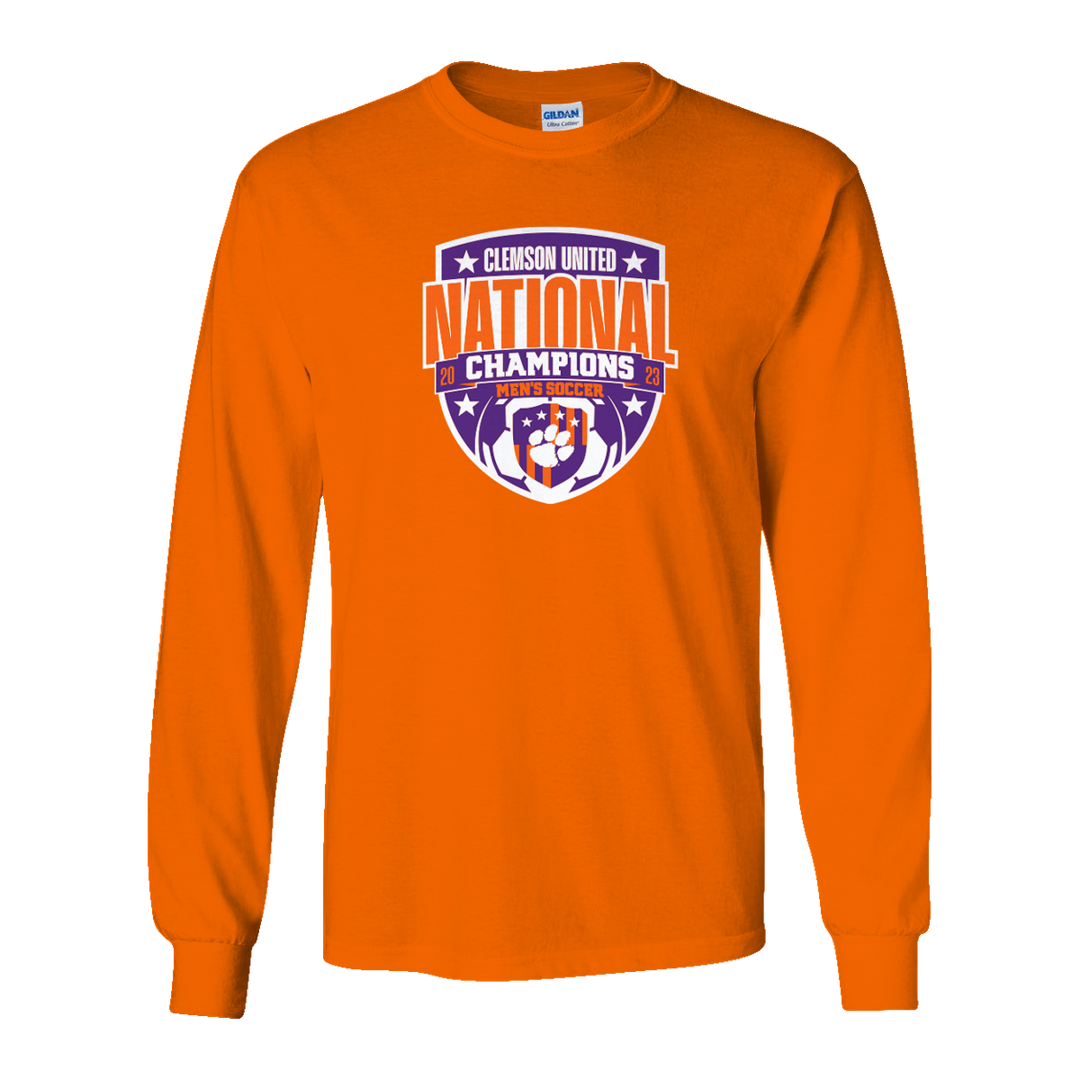 2023 National Champions Clemson United Long Sleeve Tee | Orange