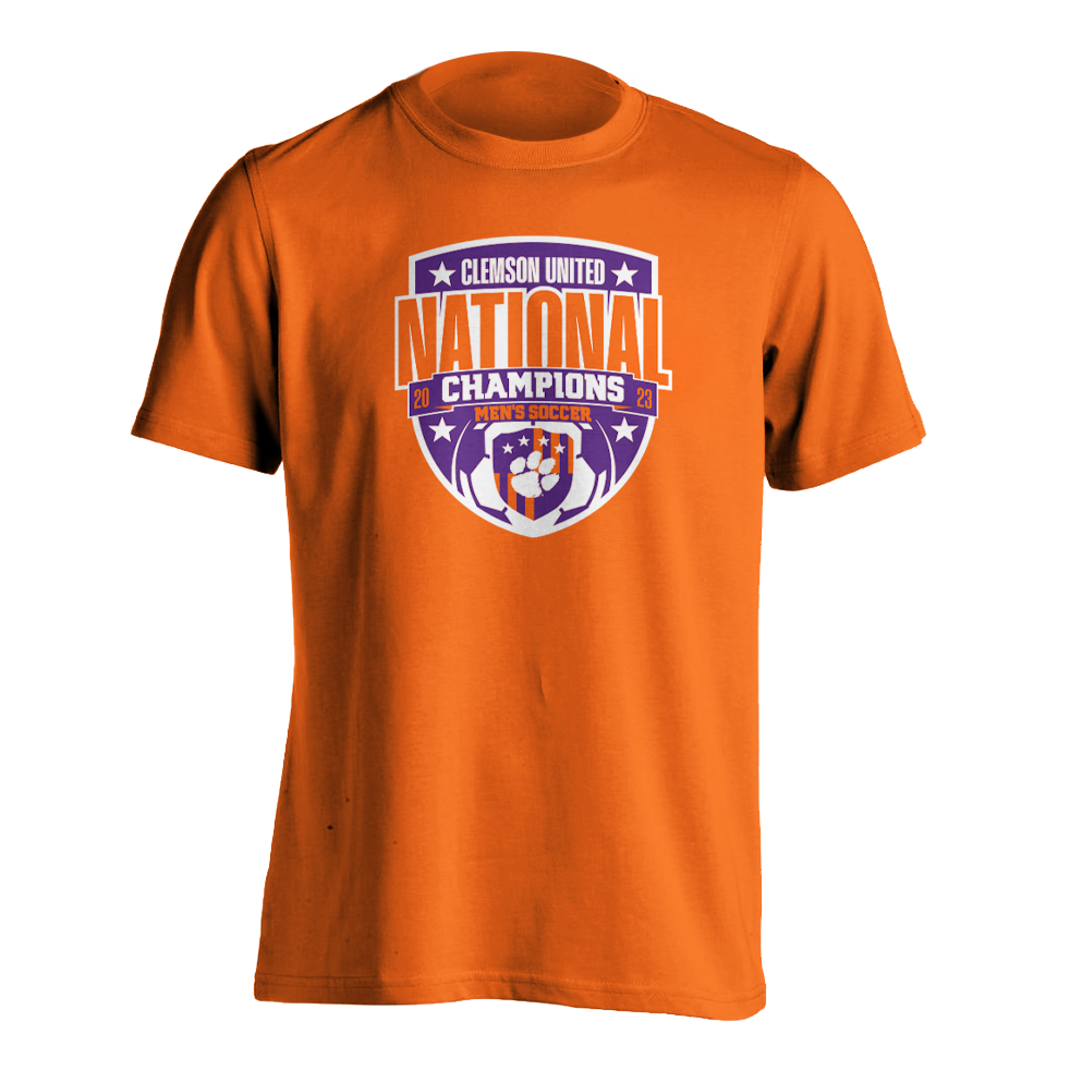 2023 National Champions Clemson United Short Sleeve Tee | Orange