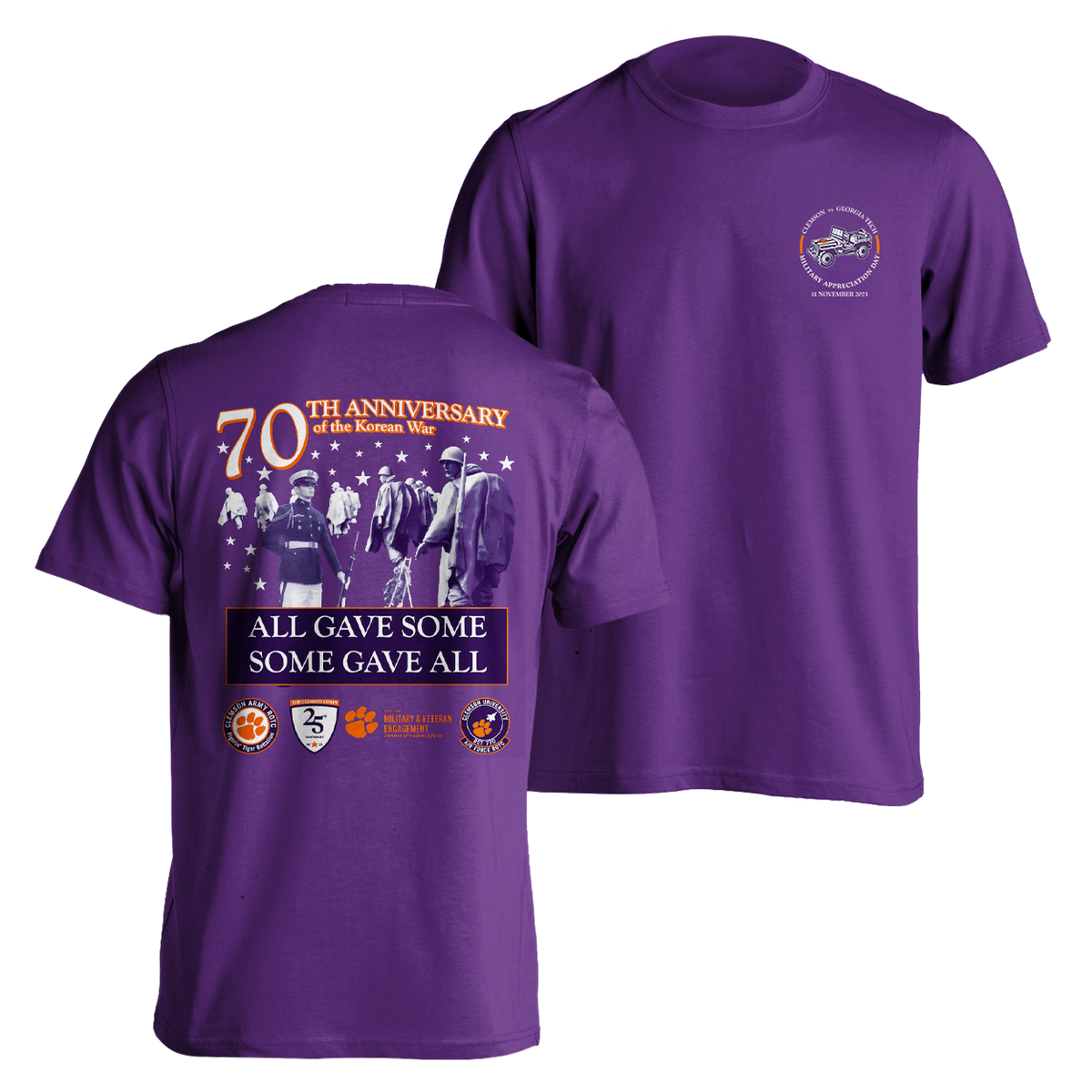 2023 Clemson Tigers Military Appreciation Day Tee