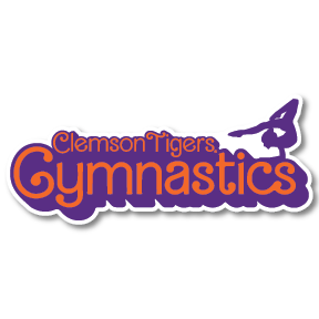 Clemson Tigers Gymnastics Decal