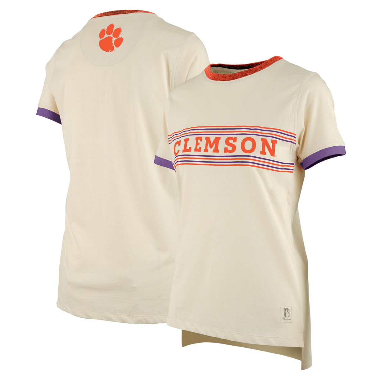 Clemson Tigers Coyote Ring Drop Tail T-Shirt