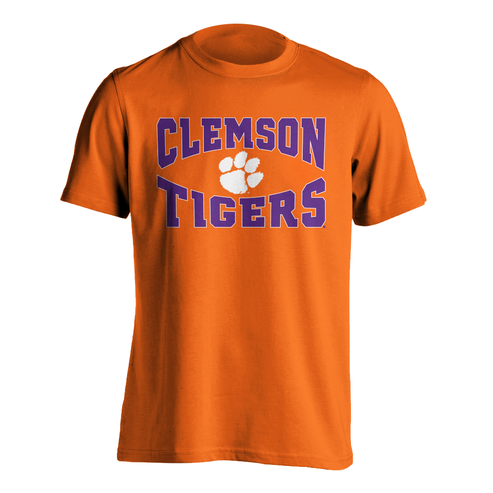 Clemson Basketball Stripe T-Shirt