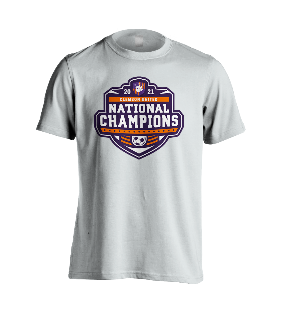 2021 National Champions Clemson United Tee - White