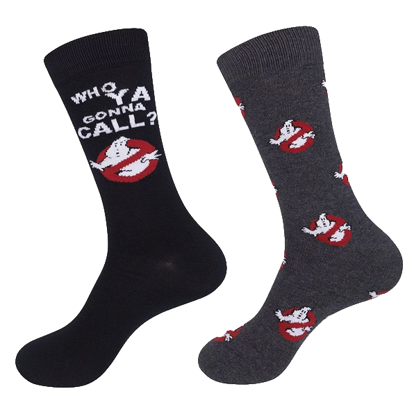 Varsity Knit Ghostbusters Adult Crew Socks