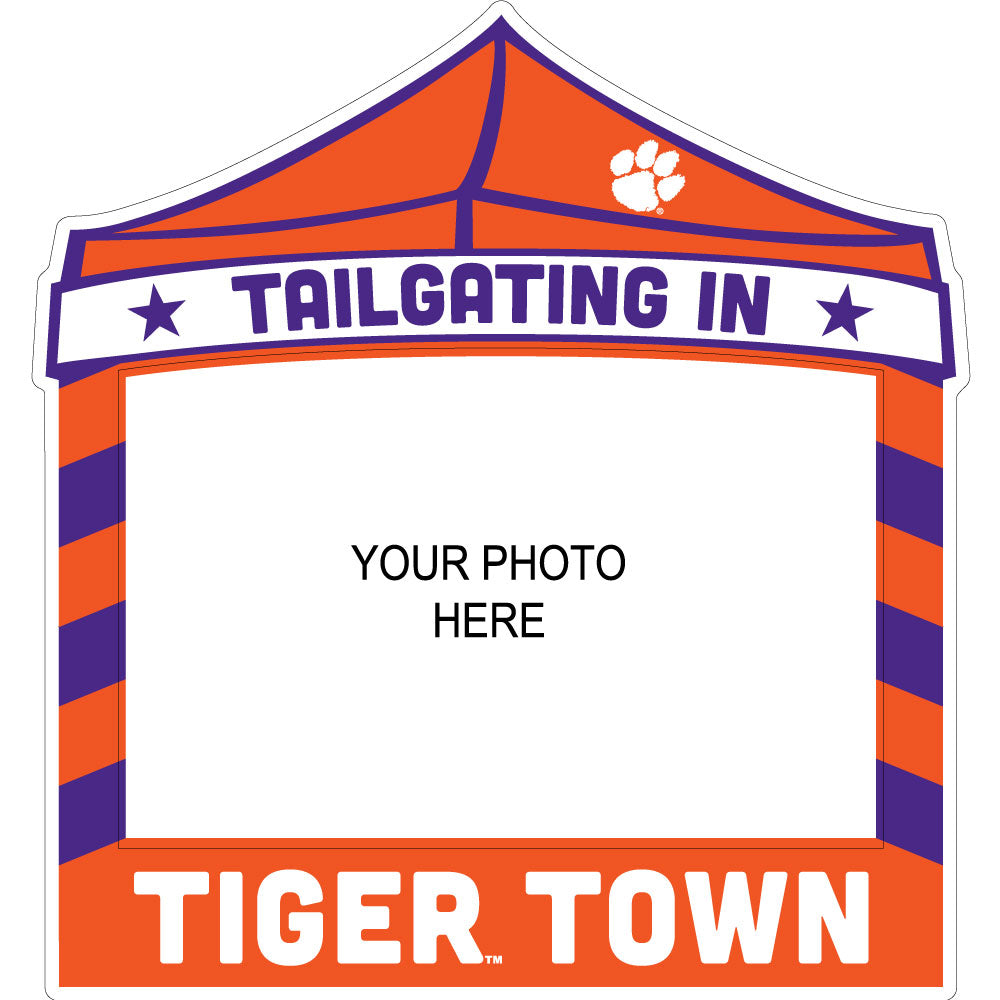 Clemson Tailgating 4&quot; X 6&quot; Magnetic Tailgating Picture Frame