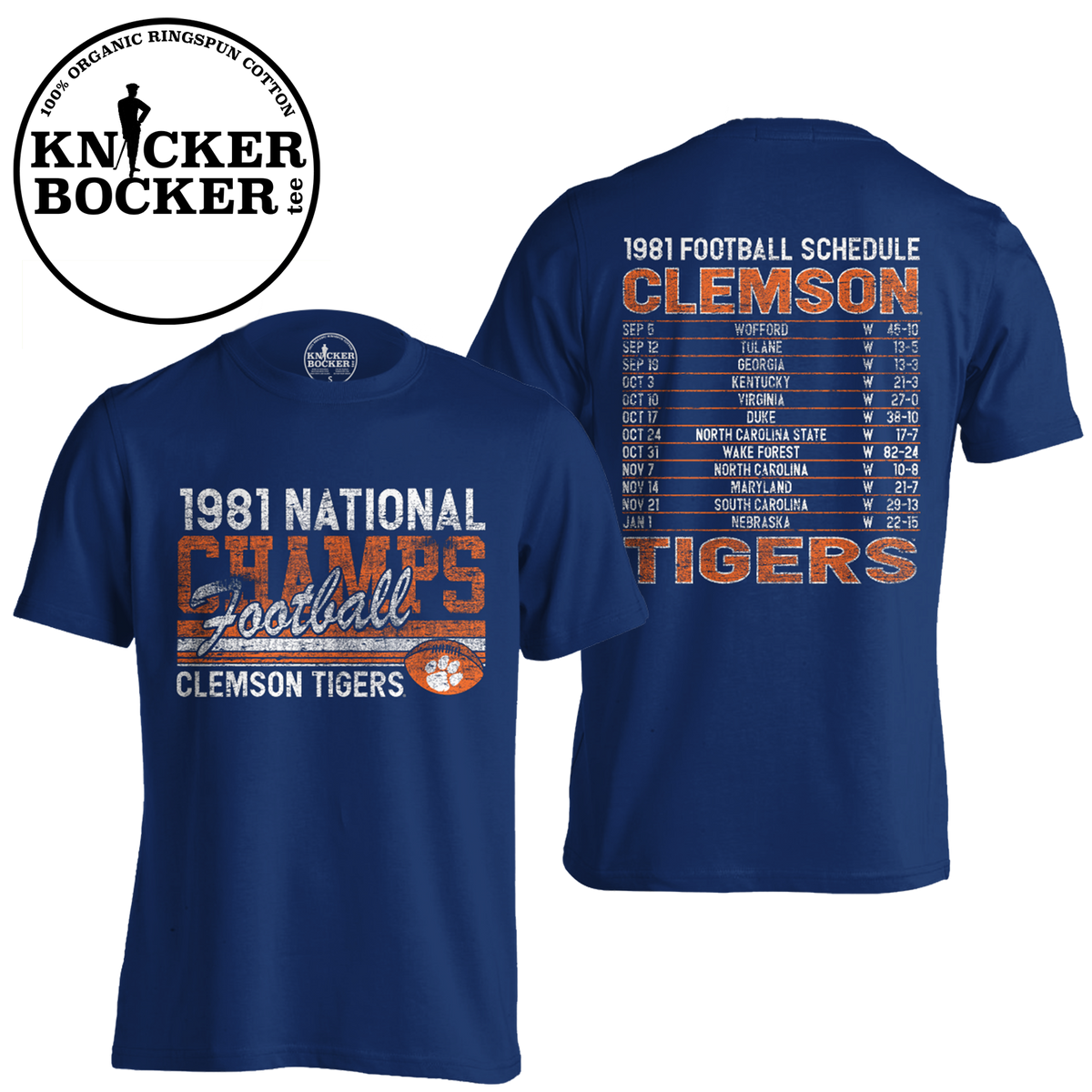 MRK 1981 National Champs Schedule Tee