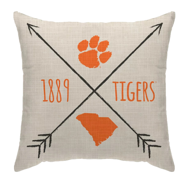 Clemson shop throw pillows