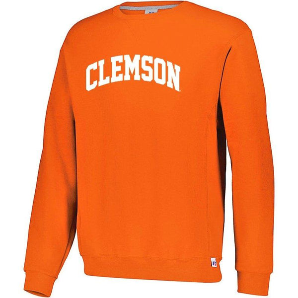 Clemson White Arch Crewneck Youth Orange Mr. Knickerbocker