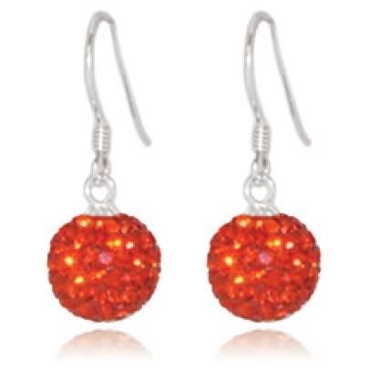 Sparkle Life Crystal Ball Dangle Earrings - Mr. Knickerbocker