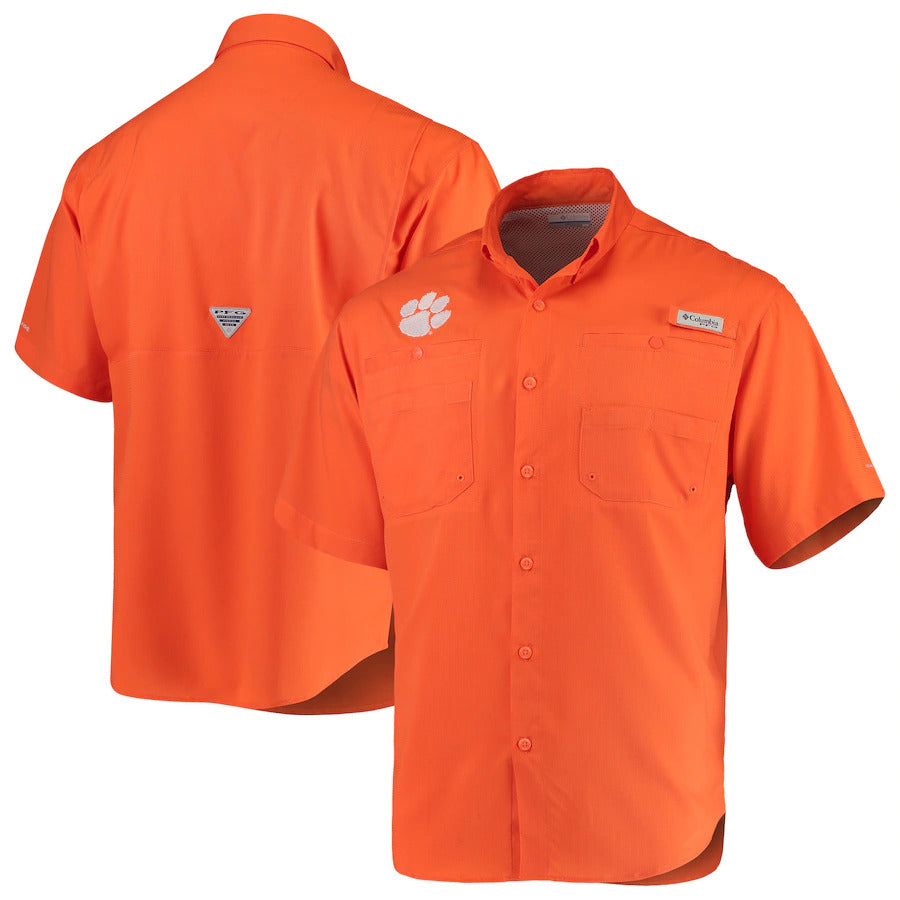 Columbia Tamiami Orange Short Sleeve Shirt