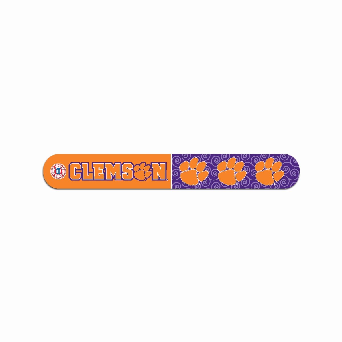 Worthy Promotional Clemson Tigers 5.75" Double Sided Nail File - Mr. Knickerbocker