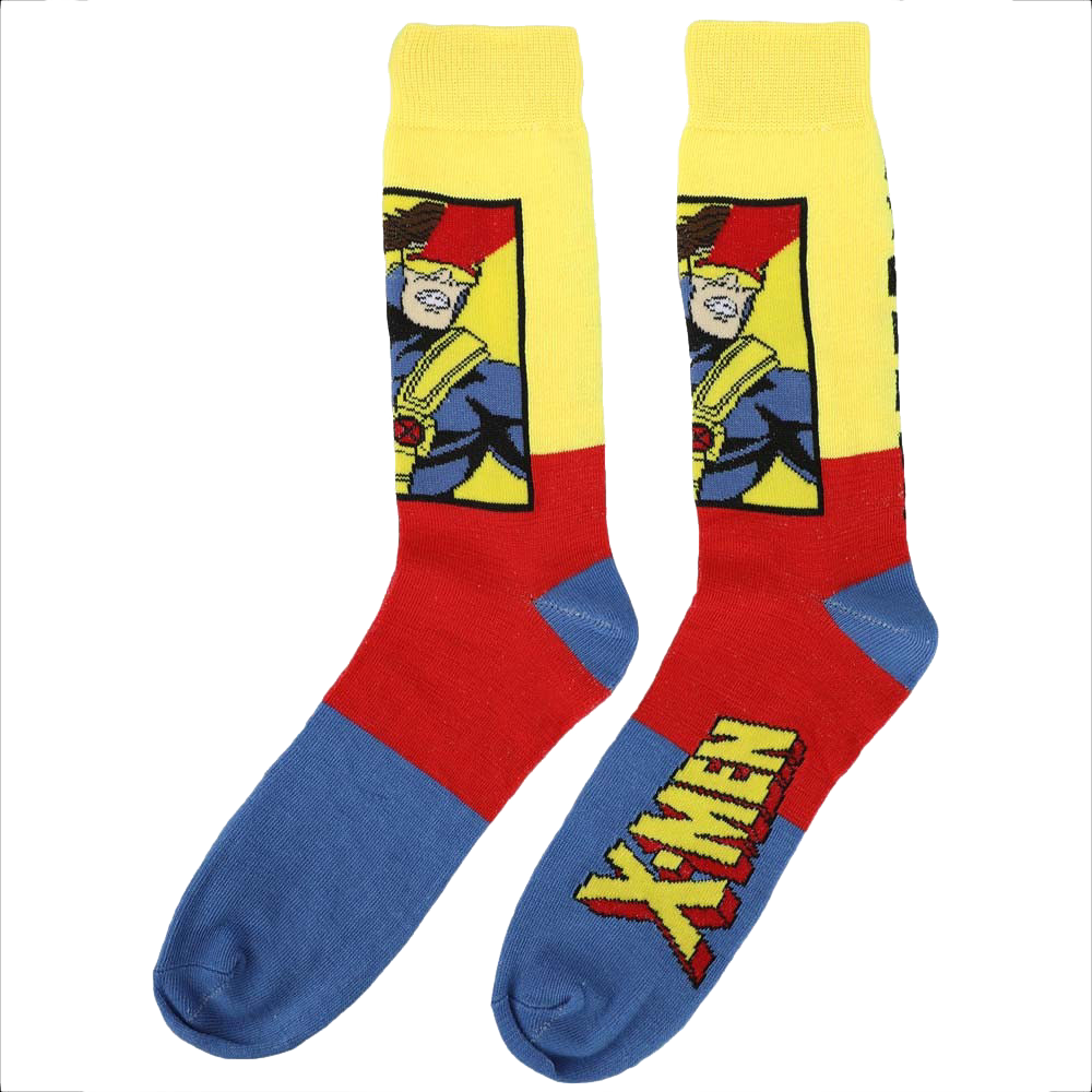 Marvel X-Men Colorblock 5 Pair Crew Socks