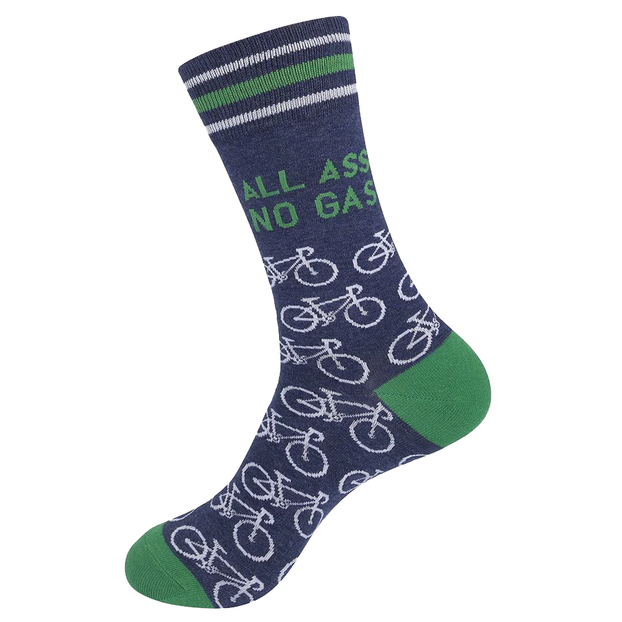 All Ass. No Gas. Biking Socks