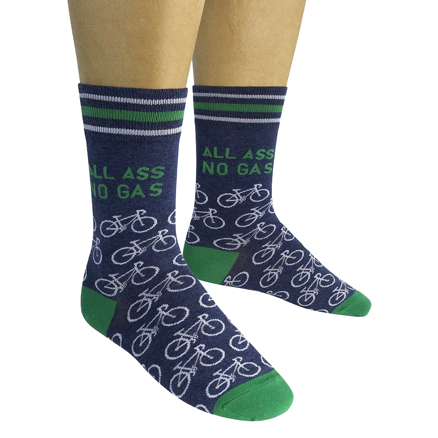 All Ass. No Gas. Biking Socks