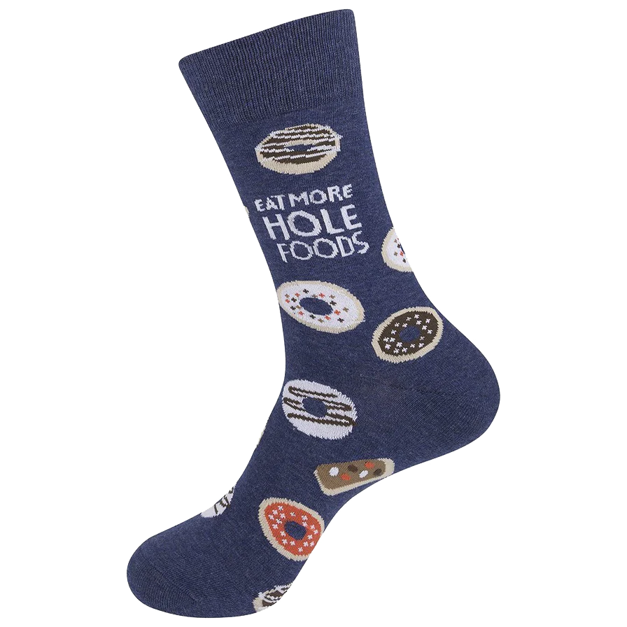 Eat More Hole Foods Socks