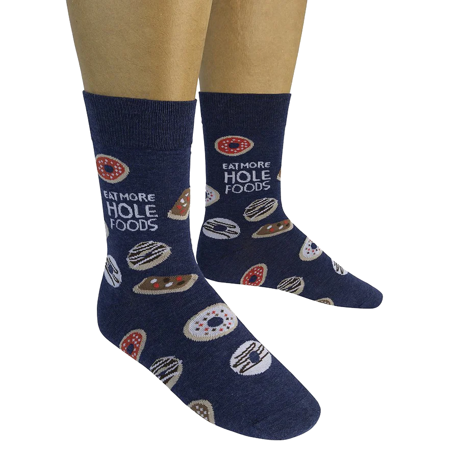 Eat More Hole Foods Socks