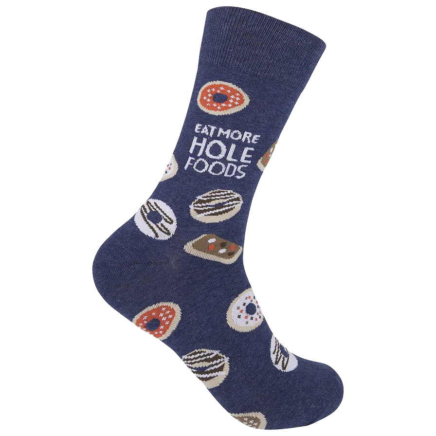 Eat More Hole Foods Socks