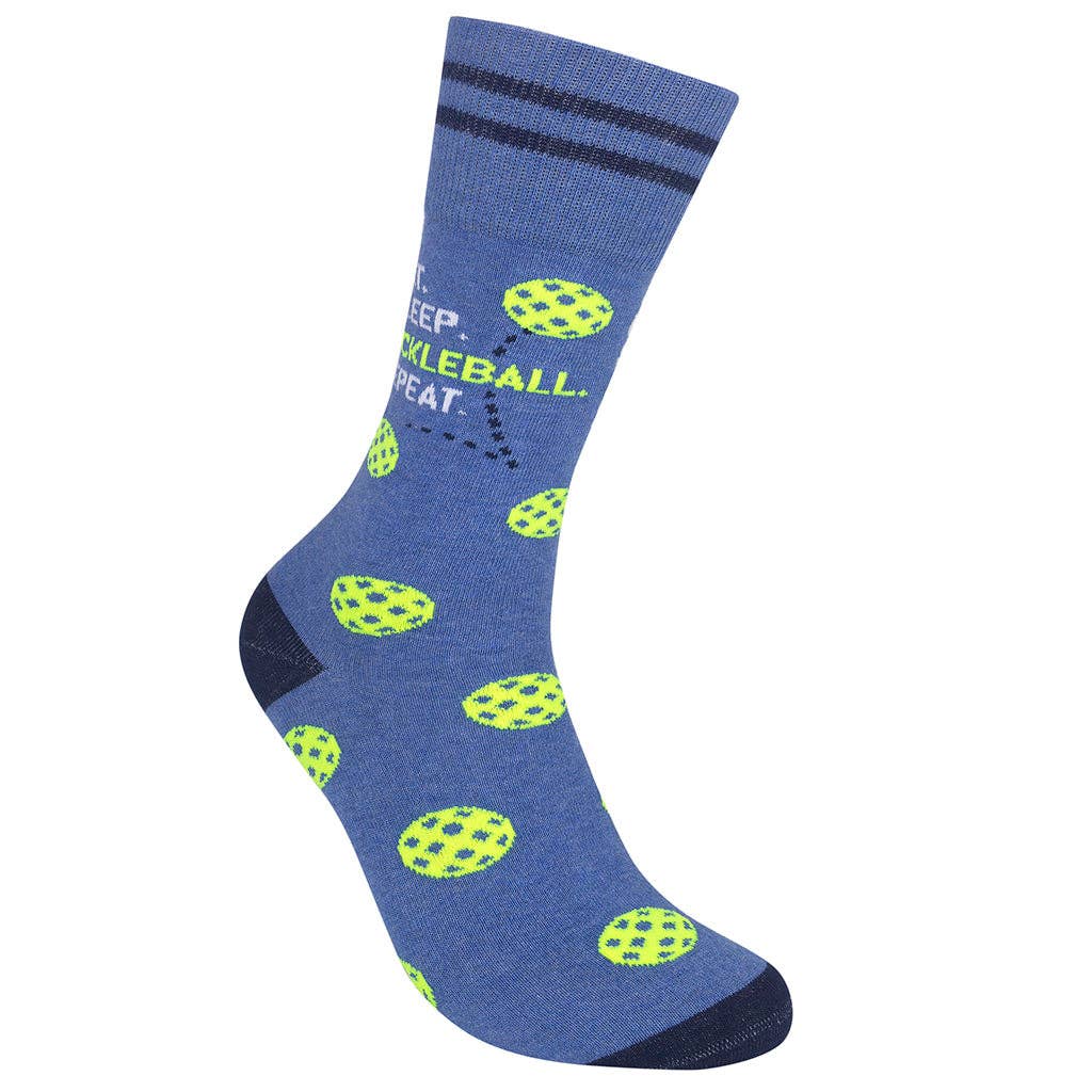 Eat. Sleep. Pickleball. Repeat. Socks