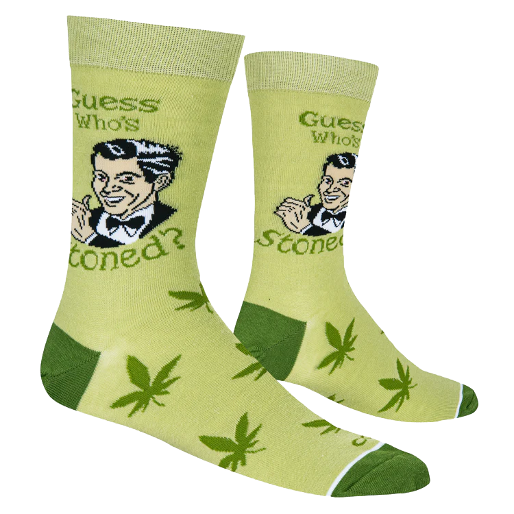 Guess Whos Stoned Socks - Mens