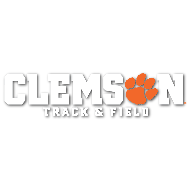 Clemson Track and Field Stacked 10&quot; Decal