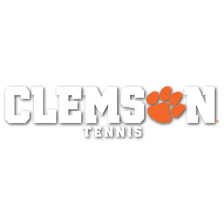 Clemson Tennis Stacked 10&quot; Decal