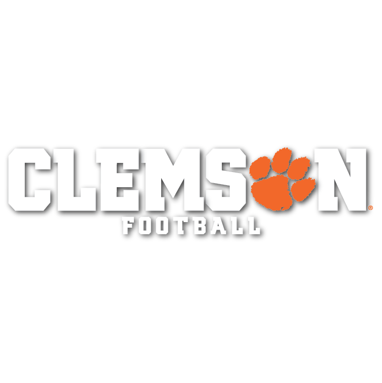 Clemson Football Stacked 10&quot; Decal