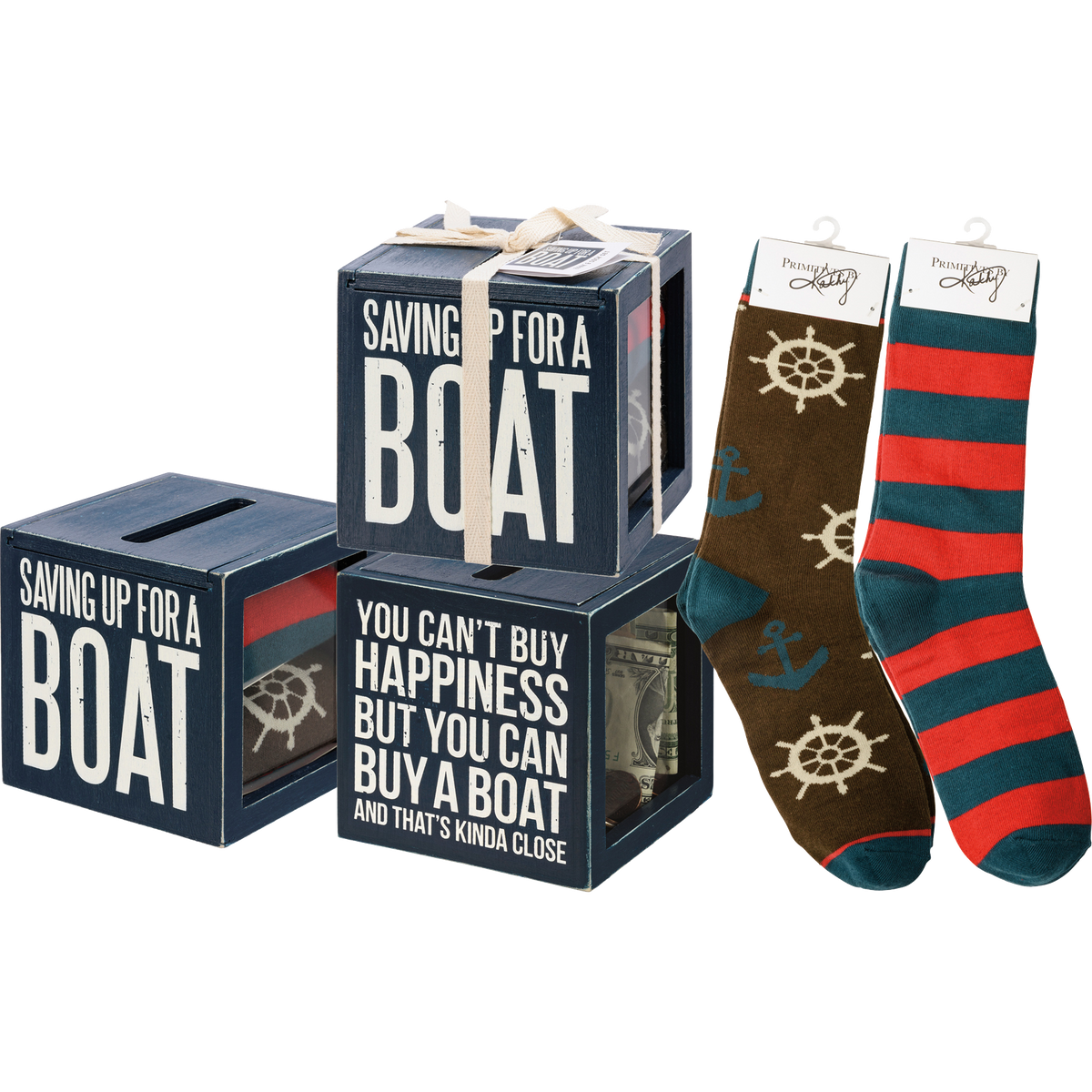 Bank &amp; Socks Set - Saving Up For A Boat