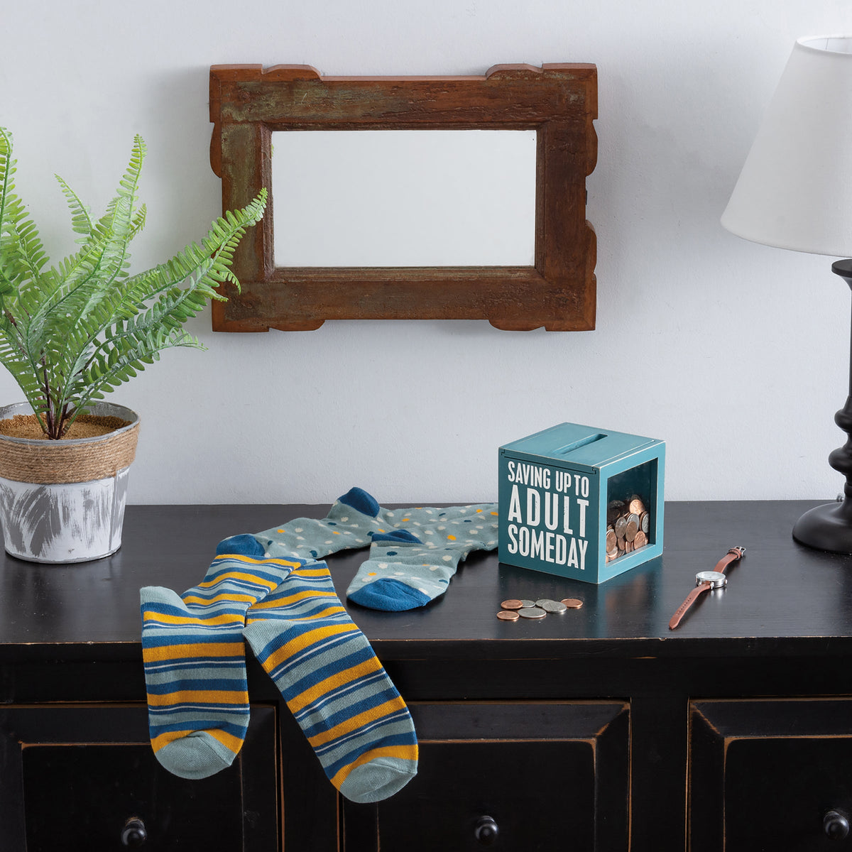 Bank &amp; Socks Set - Saving Up To Adult