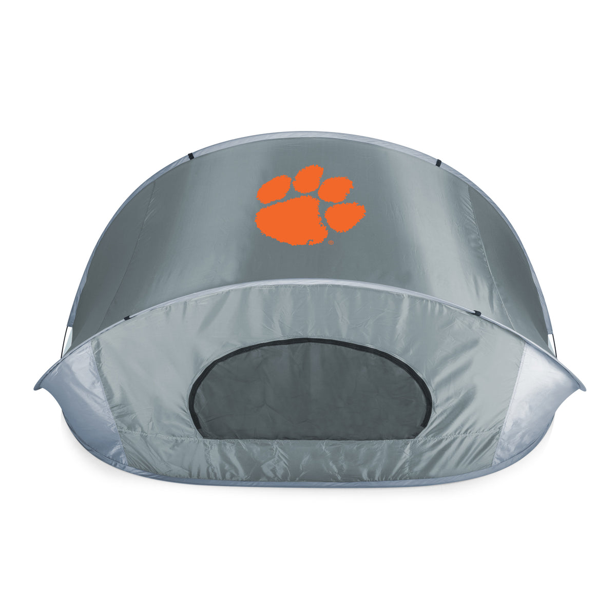 Clemson Tigers - Manta Portable Beach Tent, (Gray with Black Accents) | Online Exclusive