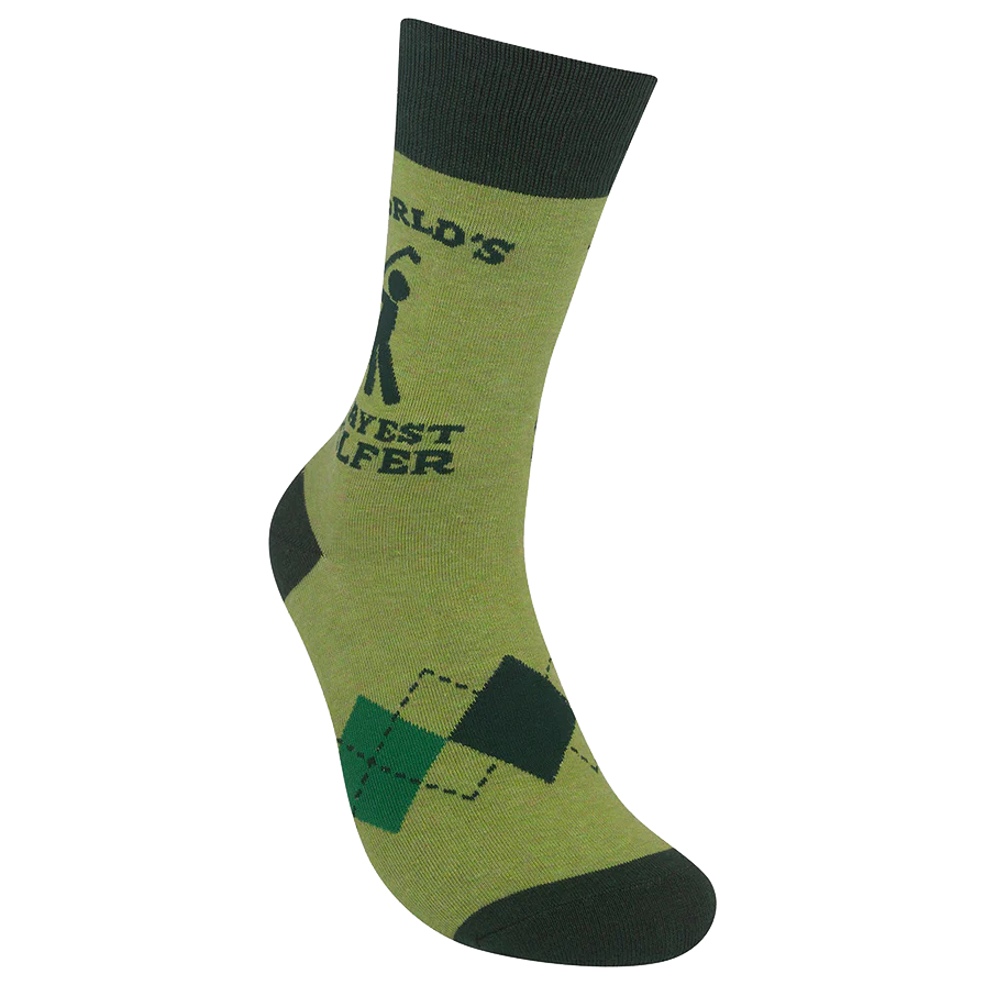 World&#39;s Okayest Golfer Socks