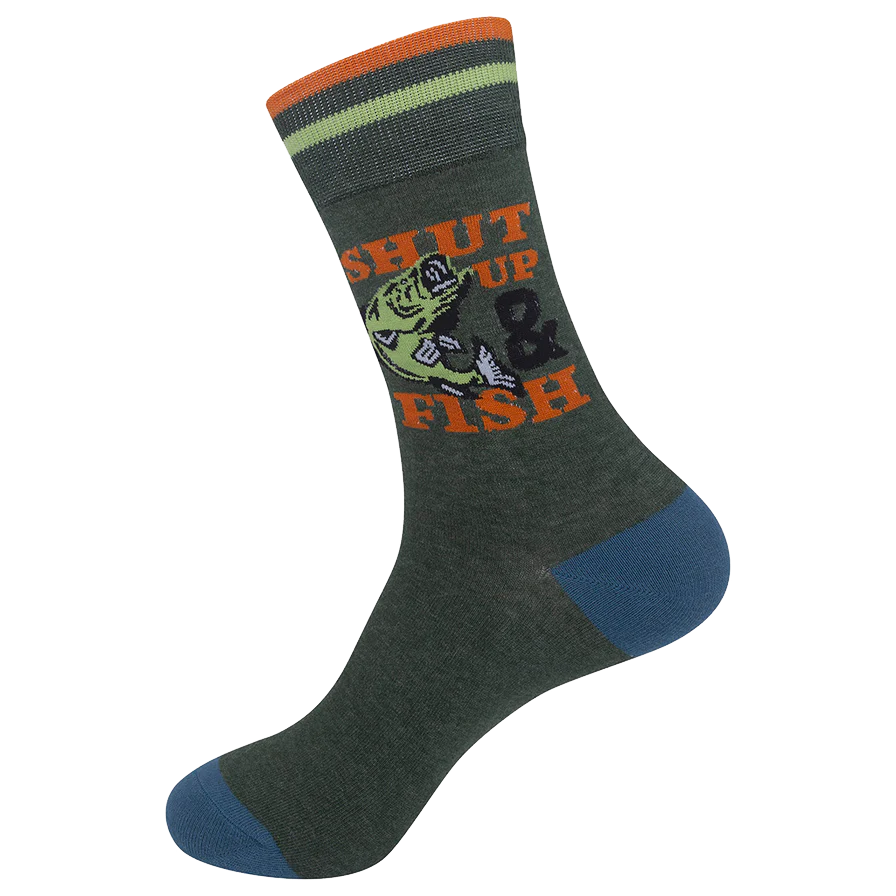 Shut Up &amp; Fish Socks