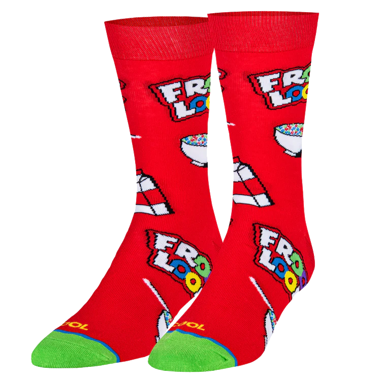 Froot Loops Cereal Bowl Socks - Mens