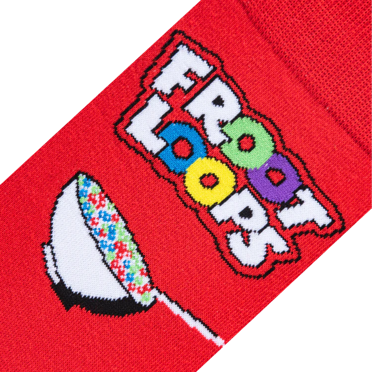 Froot Loops Cereal Bowl Socks - Mens