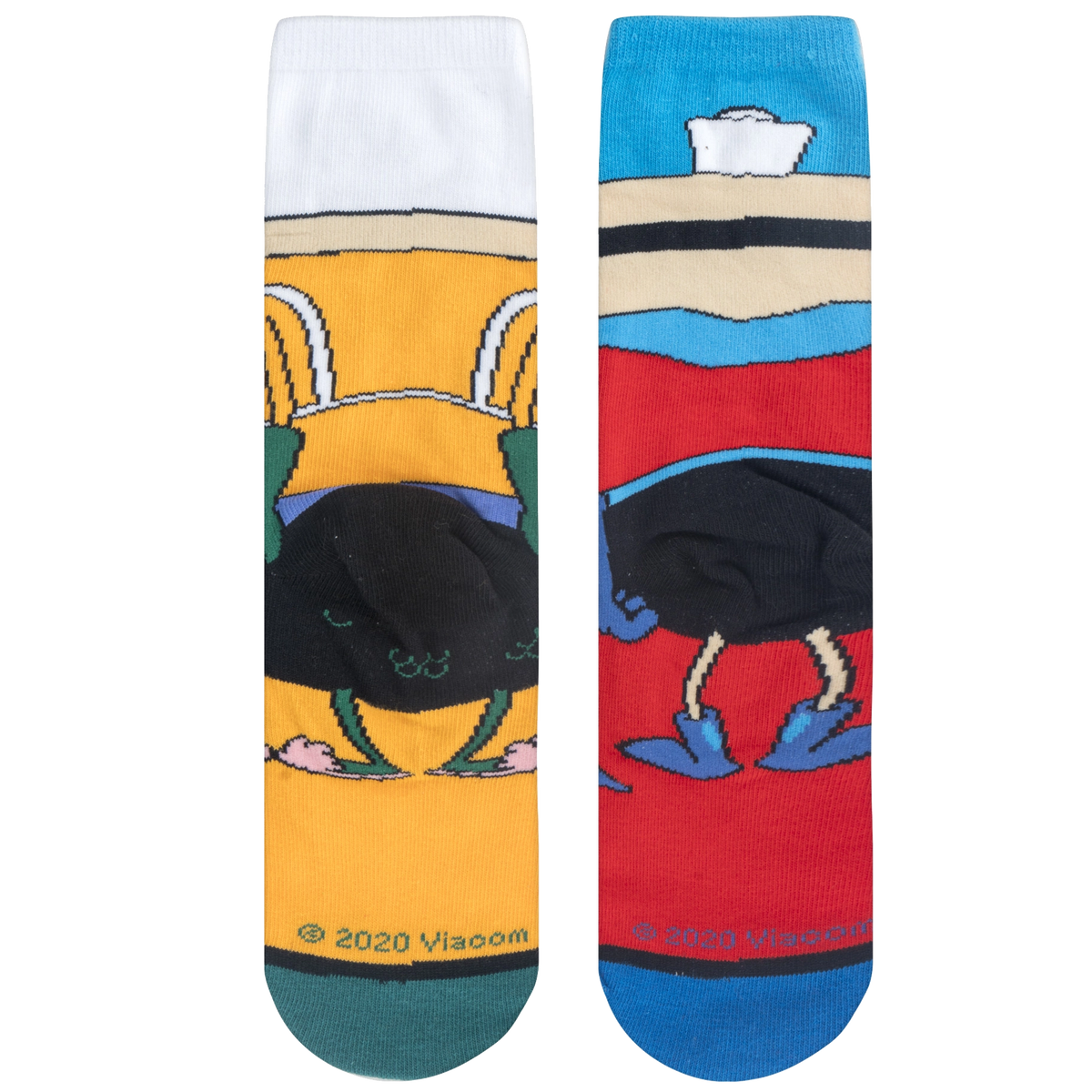 Spongebob - Mermaid Man &amp; Barnacle Boy Socks - Kids - 7-10