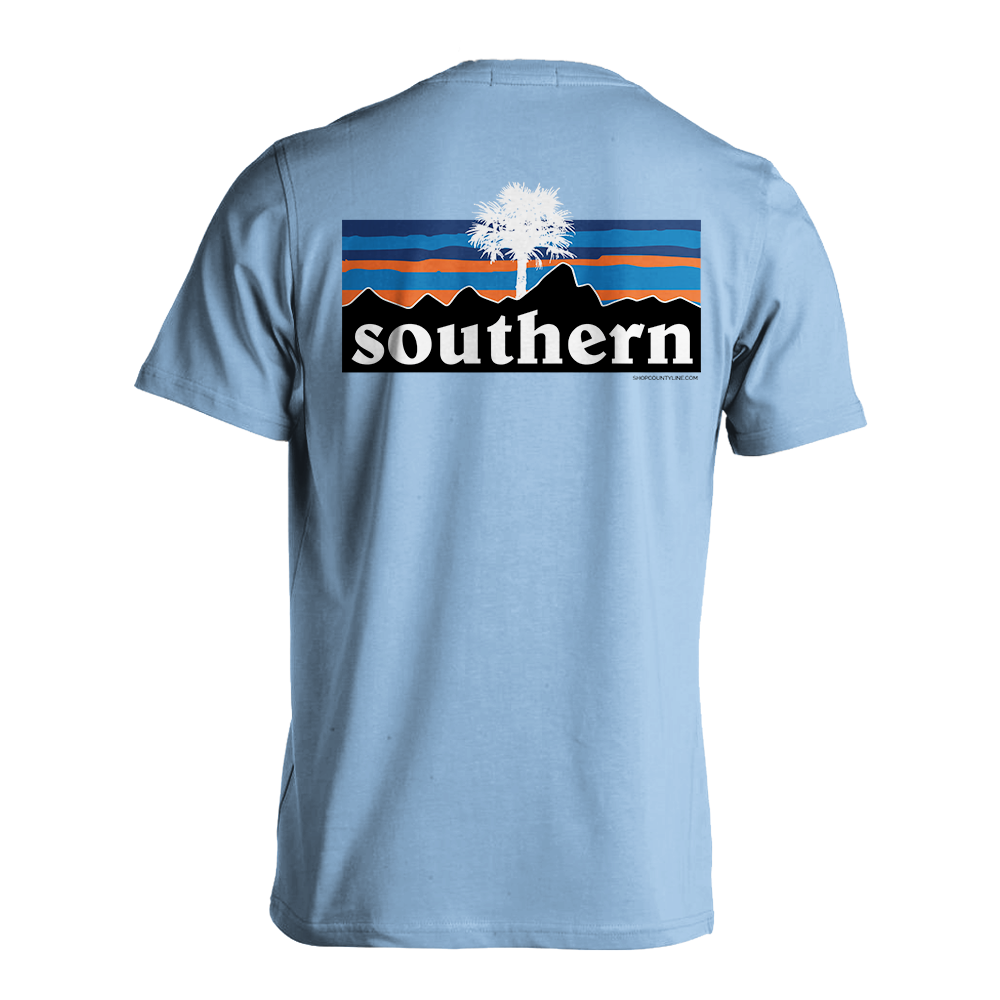 County Line Collection - Southern Landscape | Next Level - Light Blue