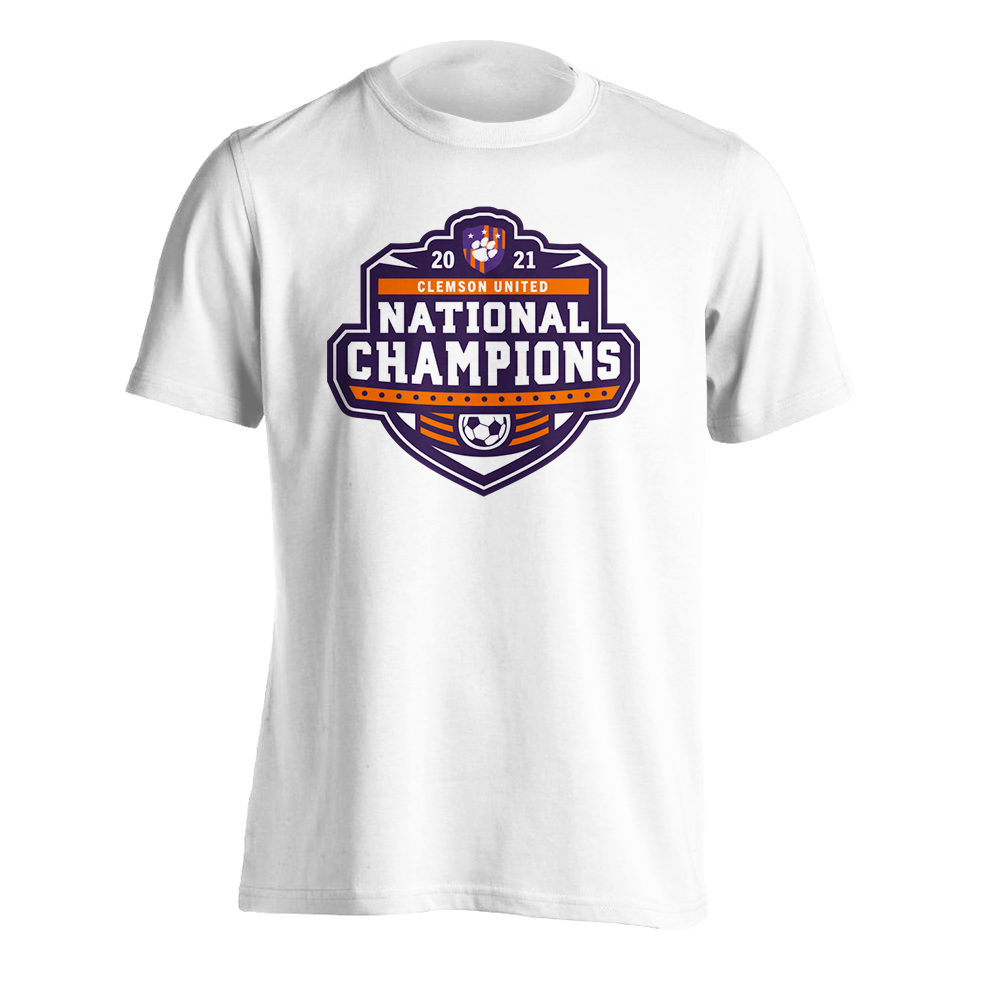 2021 National Champions Clemson United Tee | Youth - White