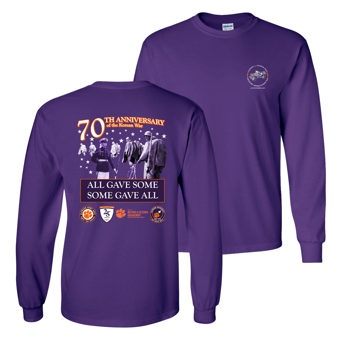2023 Clemson Tigers Military Appreciation Day Long Sleeve