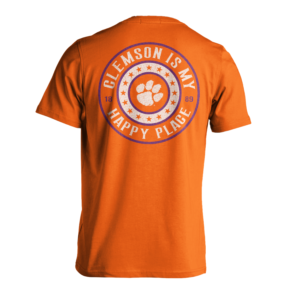 Clemson Is My Happy Place T-Shirt | MRK Exclusive - Orange
