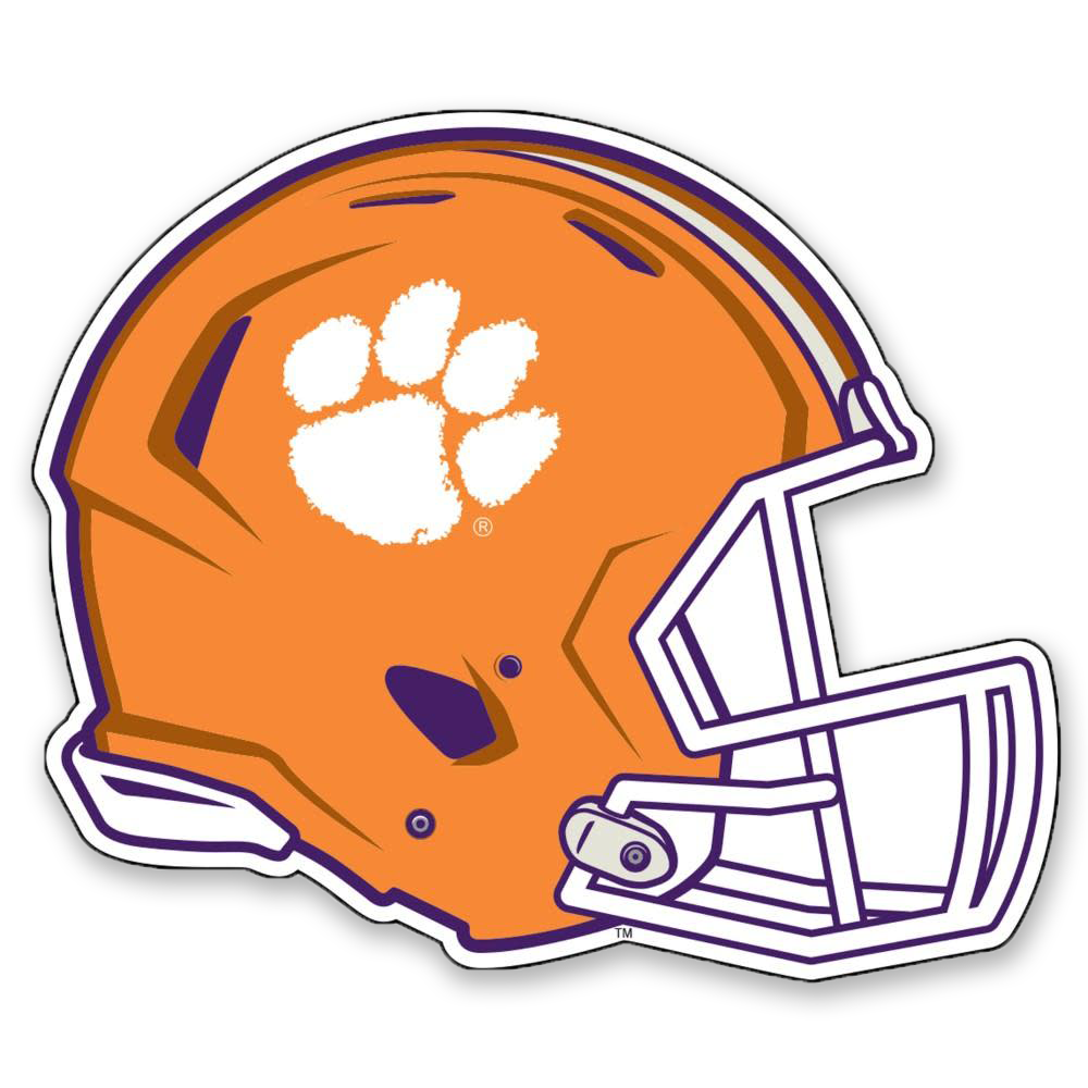 Clemson Football Helmet Decal