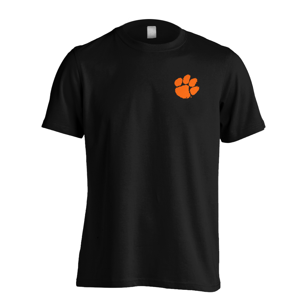 Clemson Biker Orange Paw Tee | MRK Exclusive