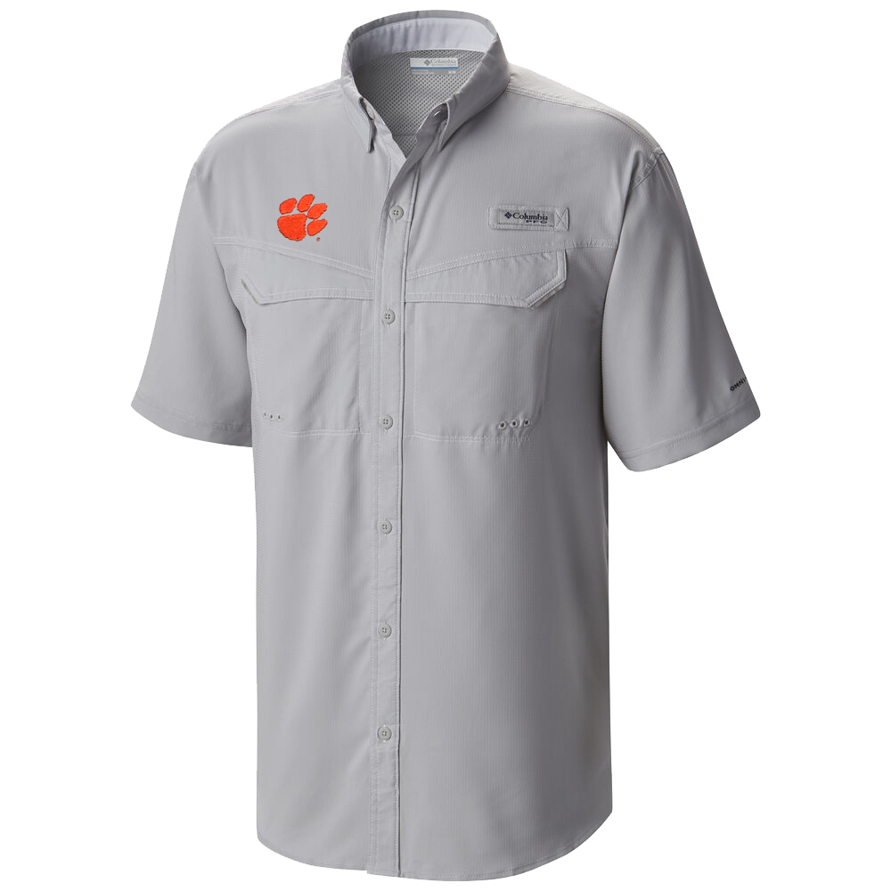 Men's Houston Astros Columbia White Low Drag Offshore Omni-Shade Button-Up  Shirt