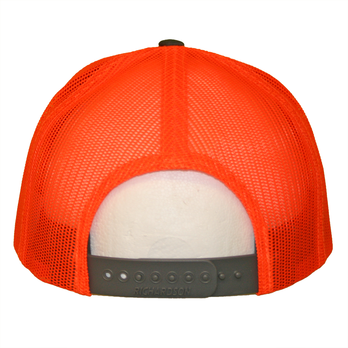 Richardson Rubber Patch With Orange Trim Cap Adjustable Fit