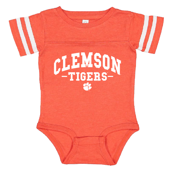 Clemson Tigers Stacked Onesie | Infant
