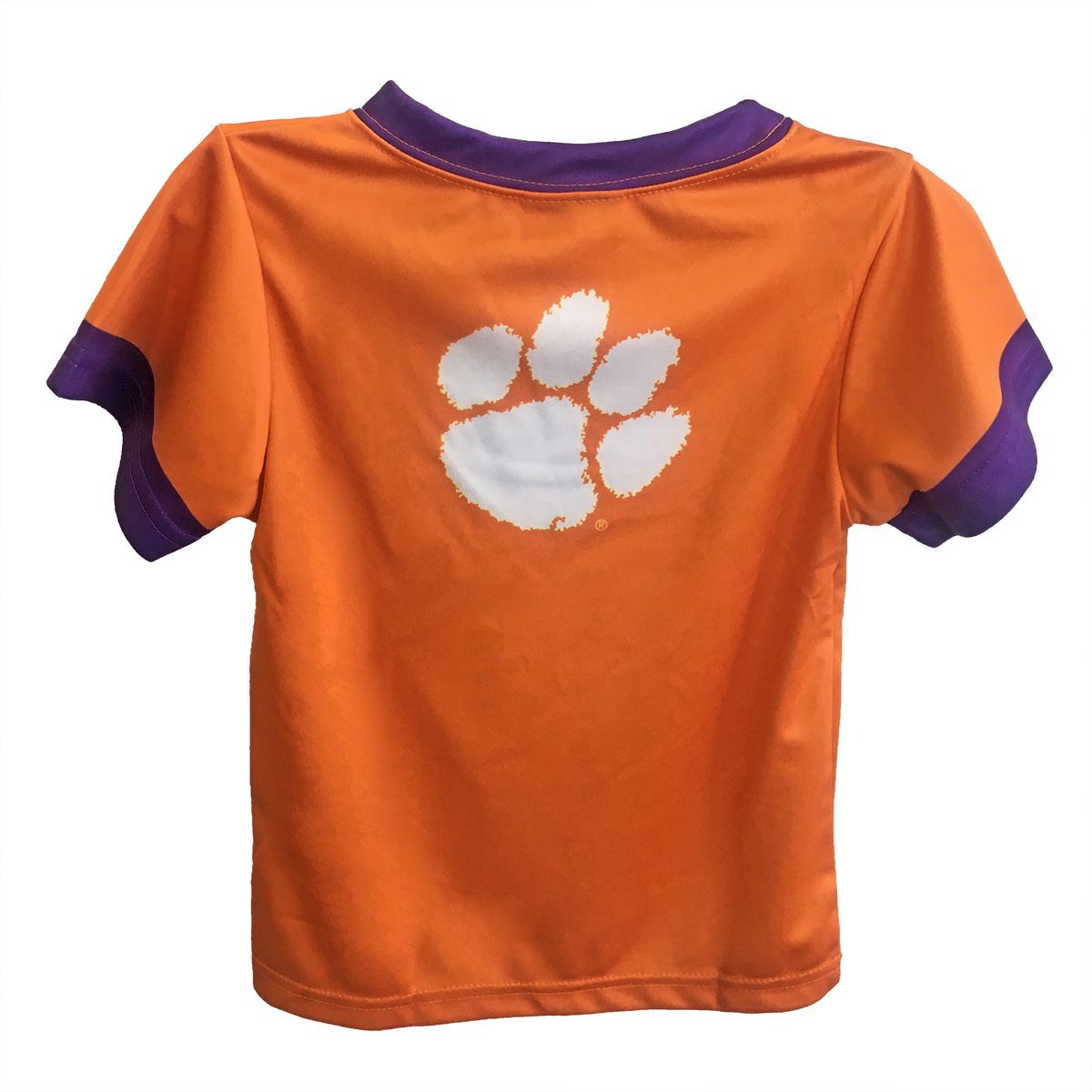 Clemson Orange and Purple Dry-fit Tee Shirt Short Sleeve | Infant-Toddler