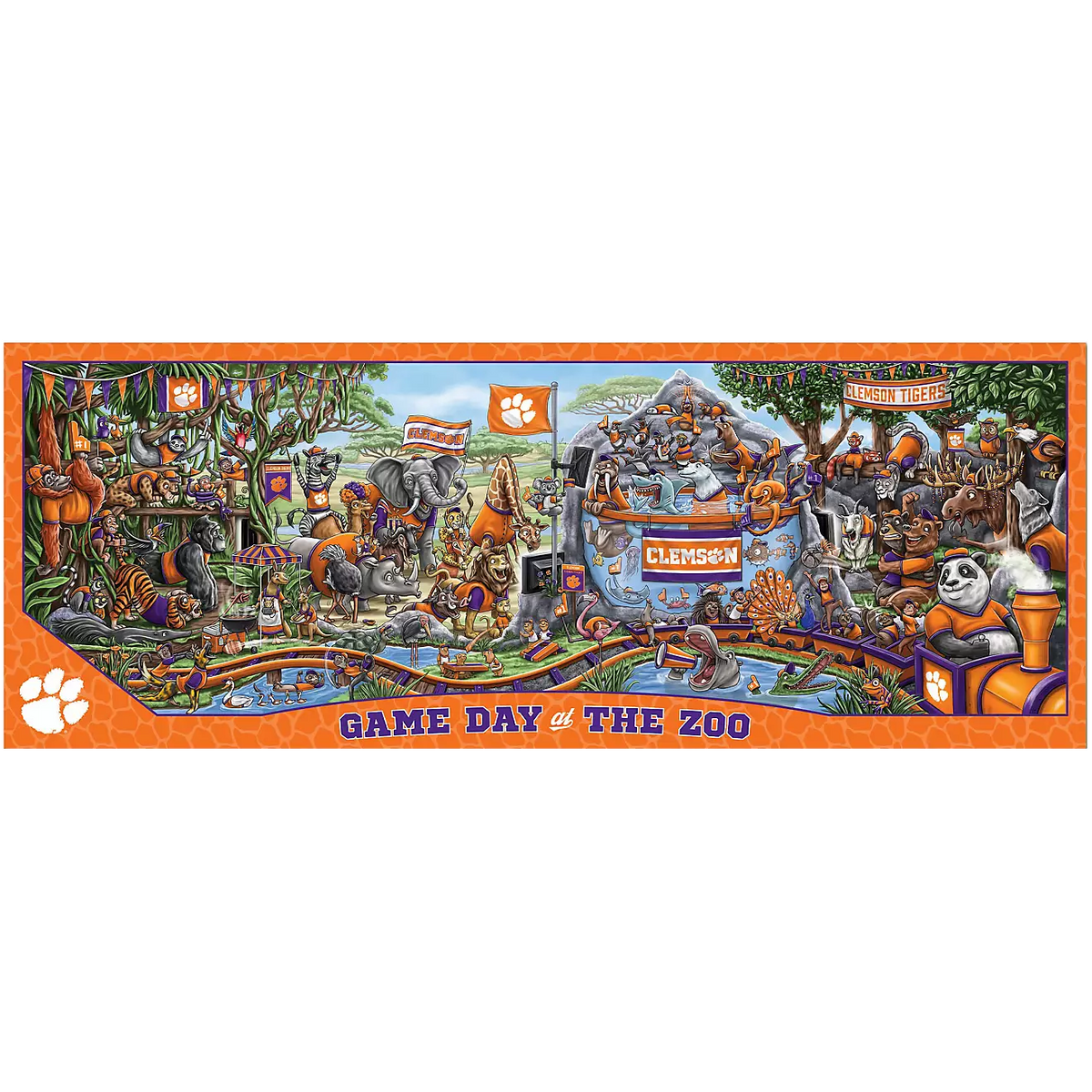 Clemson Game Day at the Zoo 500pc Puzzle