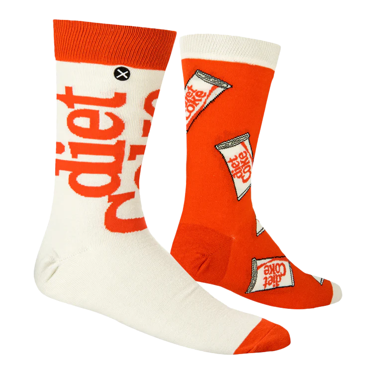 Diet Coke Split - Knit Socks