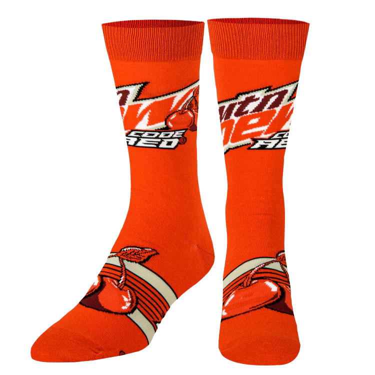 Mountain Dew Code Red Socks