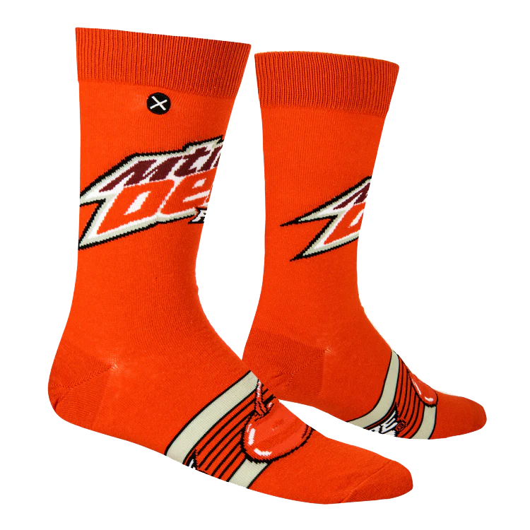 Mountain Dew Code Red Socks